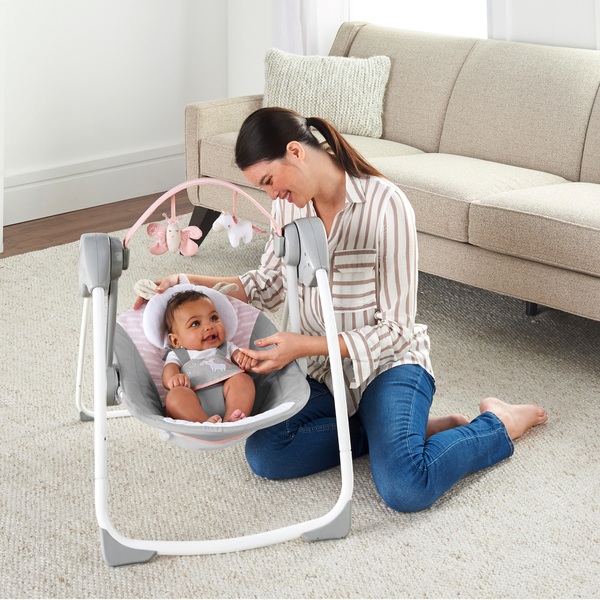 electric baby swing bed