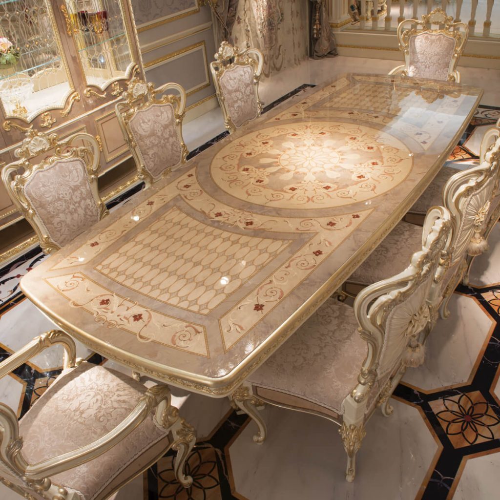 Marble dining rooms Designs 