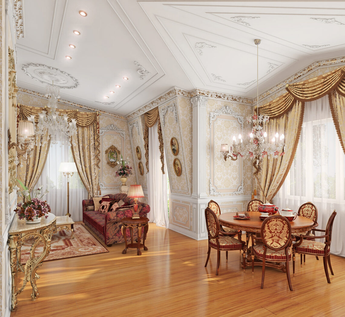 Photo inspiration: Luxury Apartment Classic Styles Reference: Amazing Classic Interior Apartment Is Elegant