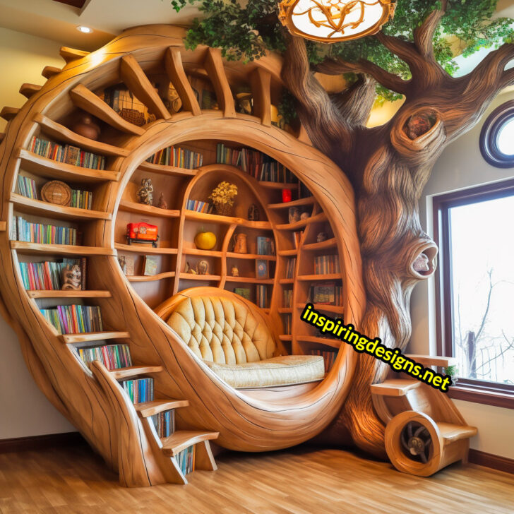 Large Wooden Reading Nooks