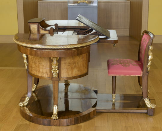 Bureau mécanique collapsing system